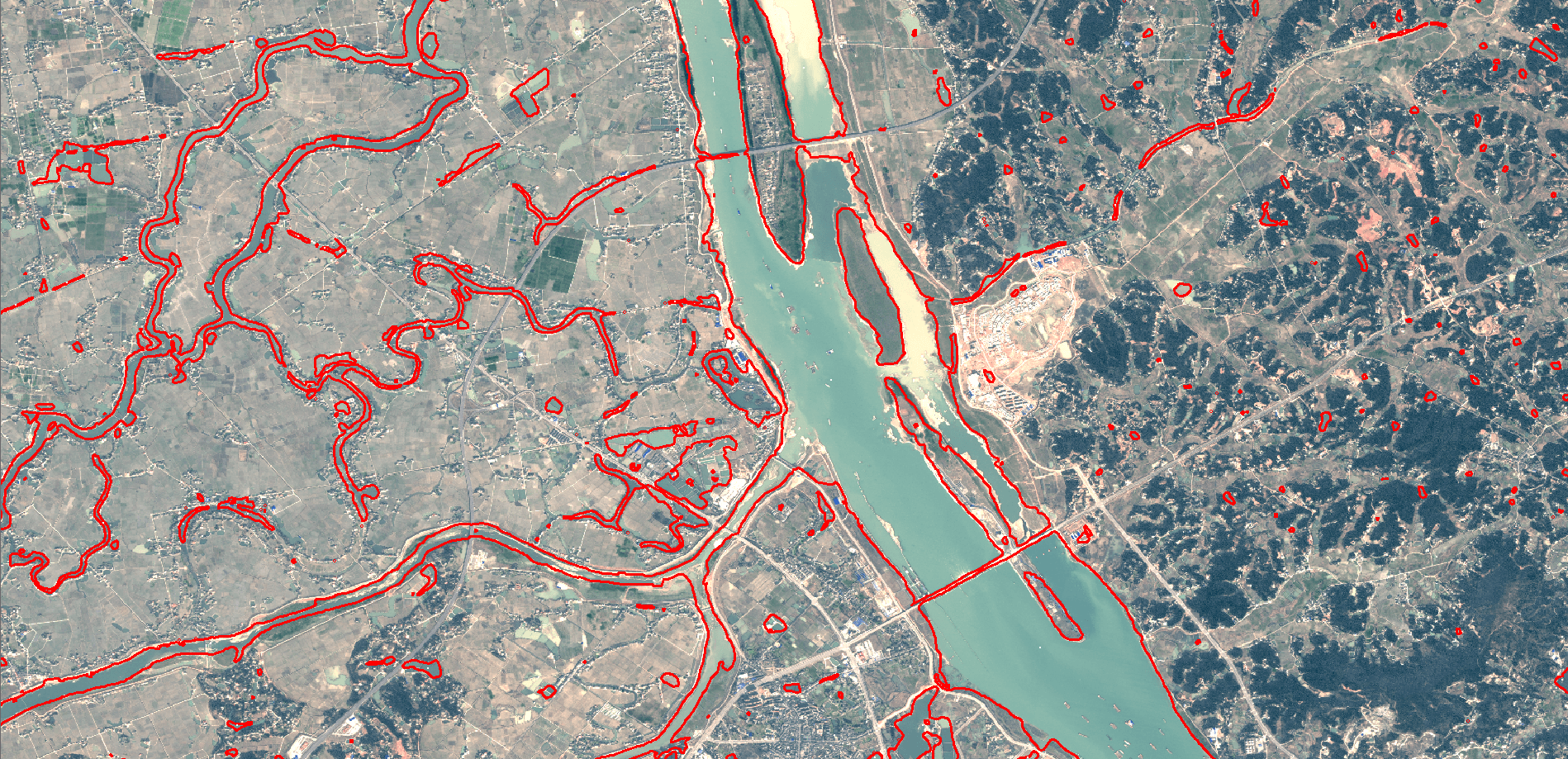 半自(zì)動水(shuǐ)系提取